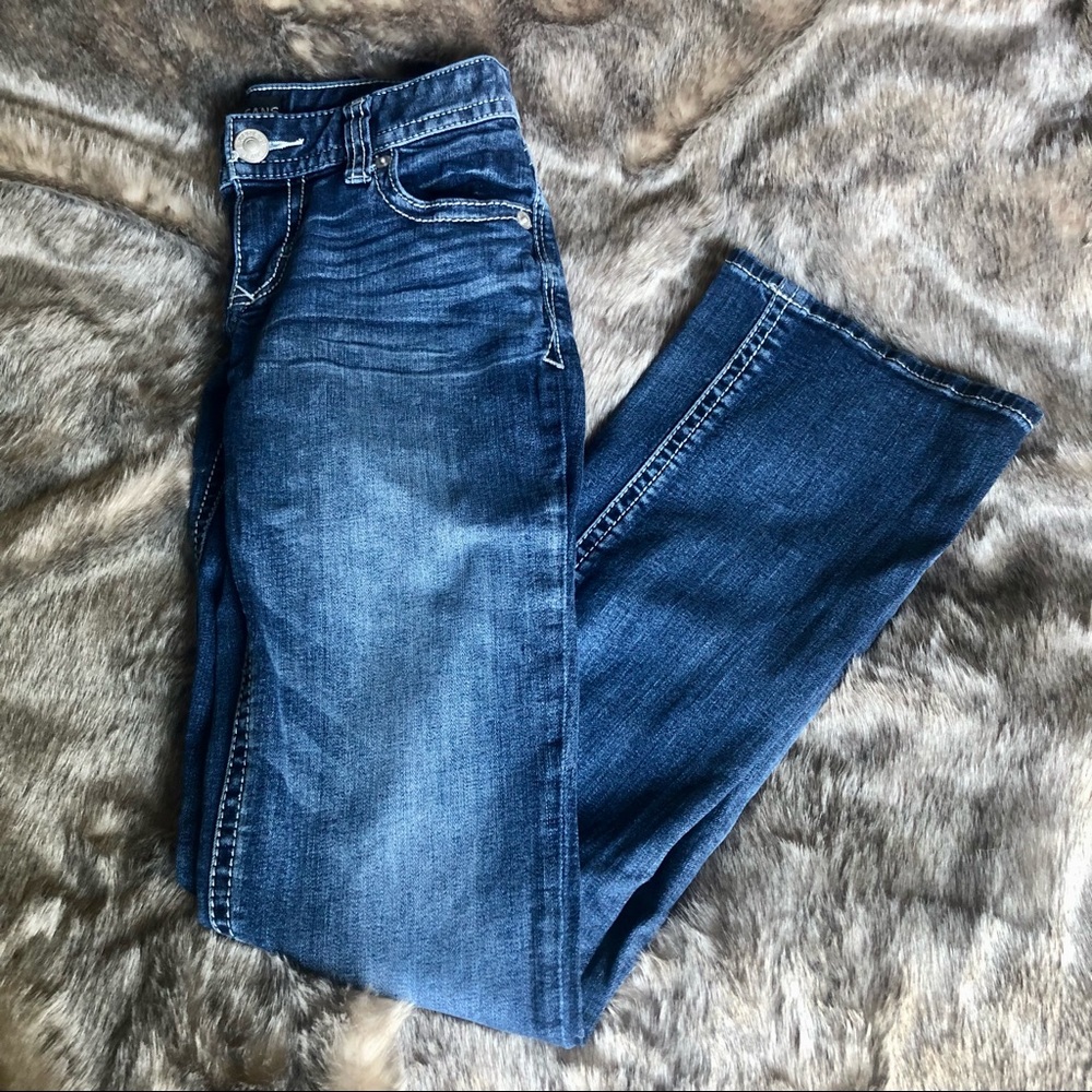 Express Bootcut Low Rise Jeans
